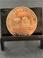 Lion 1 Oz Copper Round