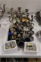 LOT OF ASSORTED SILVERPLATE