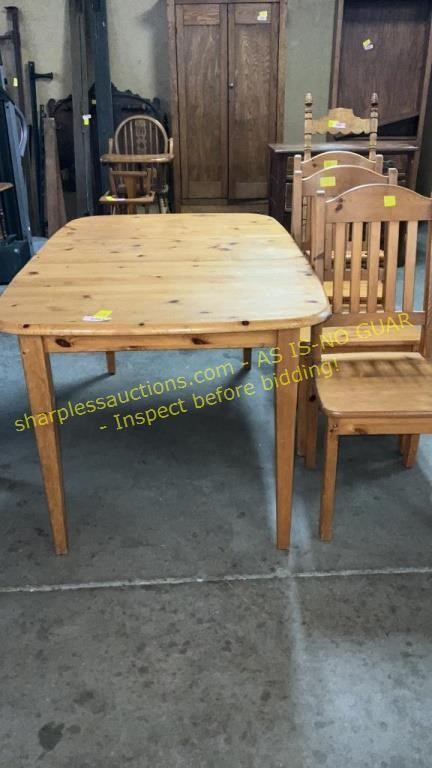 Dining Table w/3 Chairs