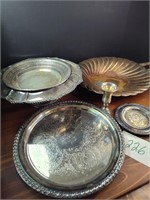 Silver Plated Items, Copper Bowl