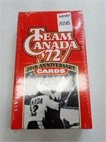 72 TEAM CANADA 20TH ANNIVERSARY CARDS SEALED