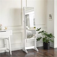 Freestanding Jewelry Armoire with Mirror $189