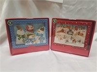8 christmas cards with envelopes (2 boxes)