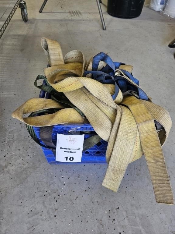 Crate of Various Straps