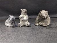 Wolf Original Soapstone Bear sculptures