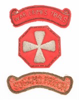 WWII OCCUPATION WAR CRIMES & SUGAMO PRISON PATCHES