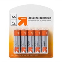 AA Batteries - 10pk Alkaline Battery - up & up™
