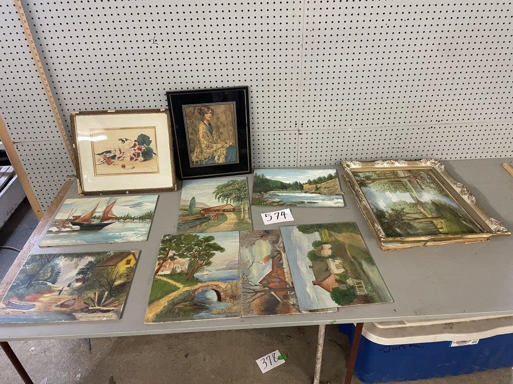 VINTAGE PAINTING AND PRINTS
