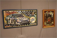 (2) MILLER LITE WALL MIRRORS: