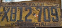 License Plate - 1925 NY