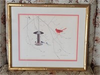 (18" x 15") Cardinal Bird Print