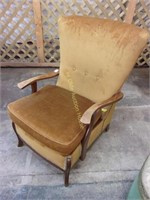 Upholstered Smoking Chair
