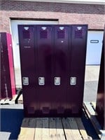 4 Lyon Metal School Lockers