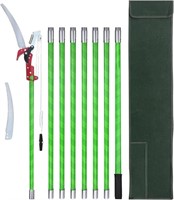 26 Foot Tree Trimmer Pole Manual Pruner Cutter Set