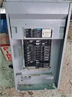 Siemens 100amp electrical box, breakers, no cover