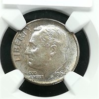 1964 Dime 10c MS65FT NGC