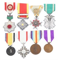 WWI - WWII JAPANESE MEDALS LOT OF 8