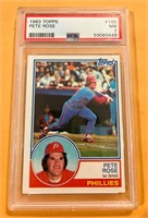 1983 Topps Pete Rose Grade 7 Baseball Card