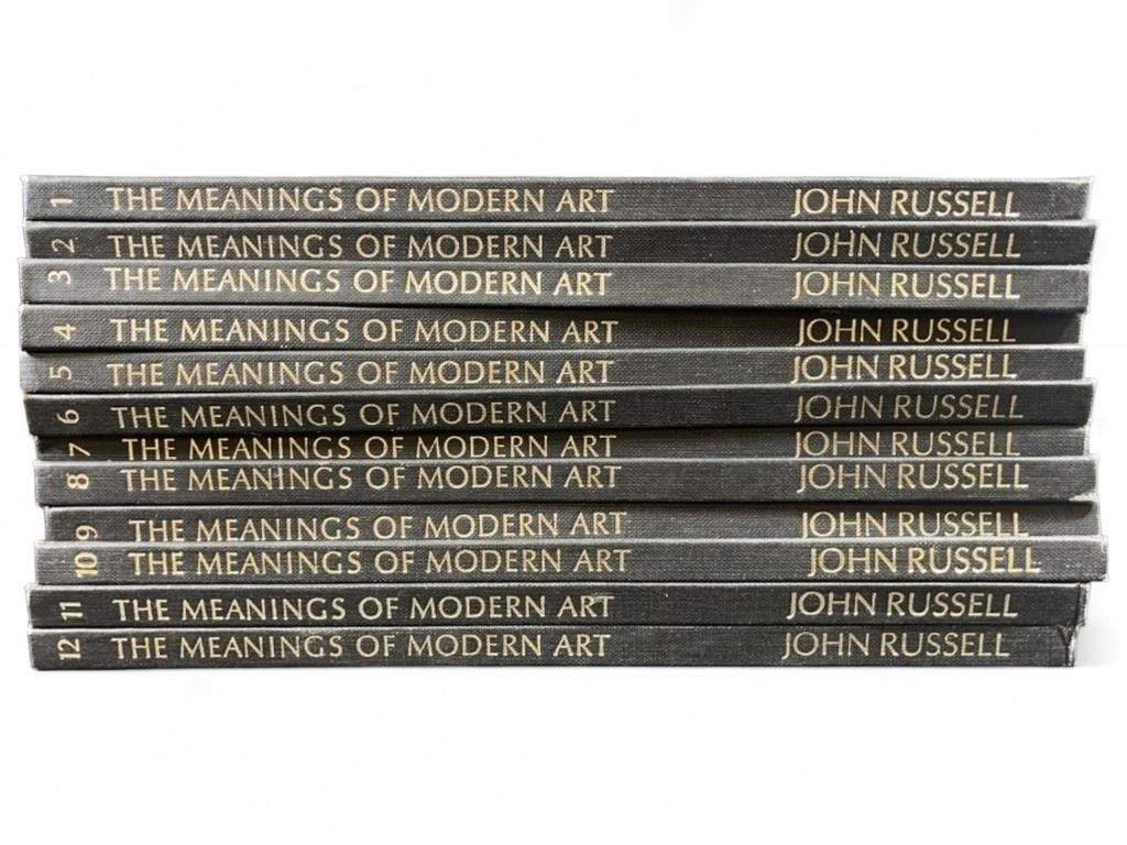 12 Volume John Russell Meaning of Modern Art Books