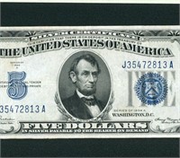 $5 1934 Silver Certificate PAPER CURRENCY