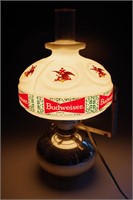 BUDWEISER BEER HANGING WALL OIL LAMP STYLE 15"