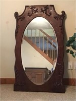 Mirror With Carved Frame 30x50