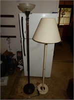 Floor Lamps, Pair