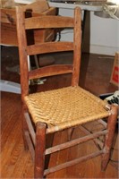 Antique Chair String Strung Seat