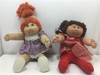 2 Cabbage Patch Kid Doll. No box Foreign
