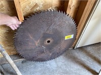 ANTIQUE SAWMILL BLADE