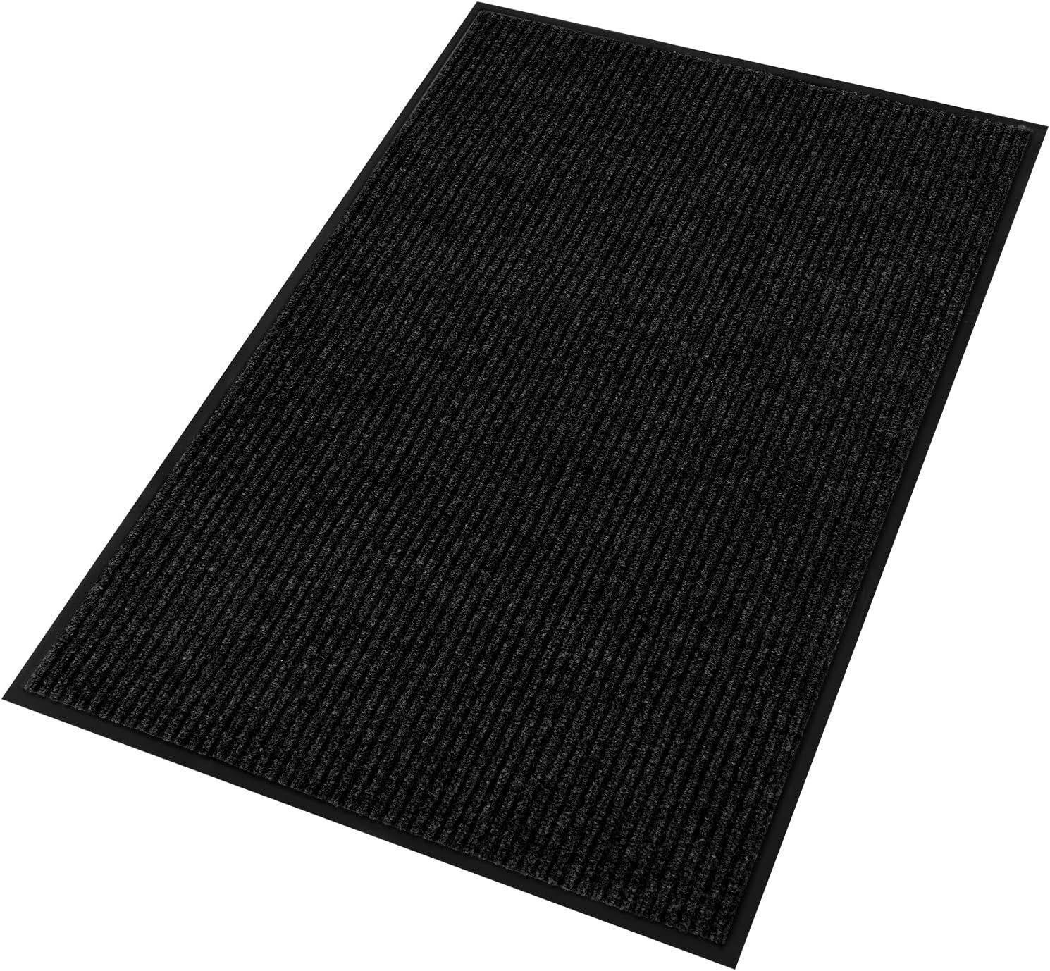 Outdoor Indoor Entrance Black Doormat