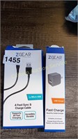 FAST CHARGER AND MICRO USB CABLE