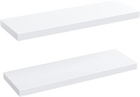 Amada White Floating Shelves - Set of 3