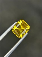 1.70 Carat Fancy Cut natural Yellow Citrine