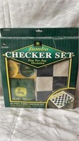 John Deere Jumbo Checker Set