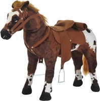 W4128  Qaba Ride On Horse Toy Sound 3-5 Yrs Bro