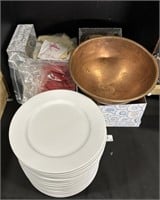 Cake Decorating Supplies, Copper Bowl & Measuring