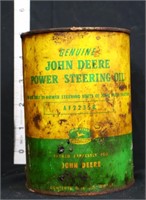 Vintage John Deere Power Steering Oil can