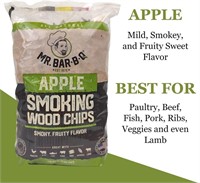 Mr. Bar-BQ Smoker Wood Chips - Apple -for Smokers