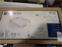 NEW IN BOX GLACIER BAY WALL MOUNT SINK