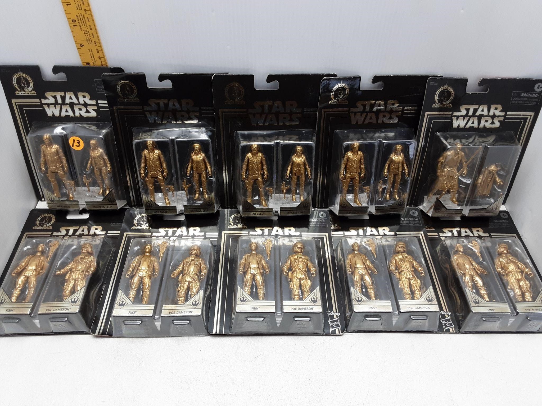 10 STAR WARS GOLDEN FIGURES 2019