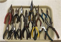 Lot of pliers:  Craftsman, Vise Grip & More