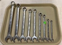 Set of SAE Standard Wisdom Combination Wrenches