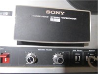 Sony tape recorder, reel-to-reel, with