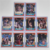 1986 FLEER BASKETBALL CARDS NO. 1 - 10