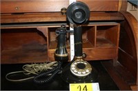 Antique Candlestick Rotary Phone