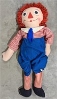 Raggedy Andy doll, marked Knickerbocker. Measures