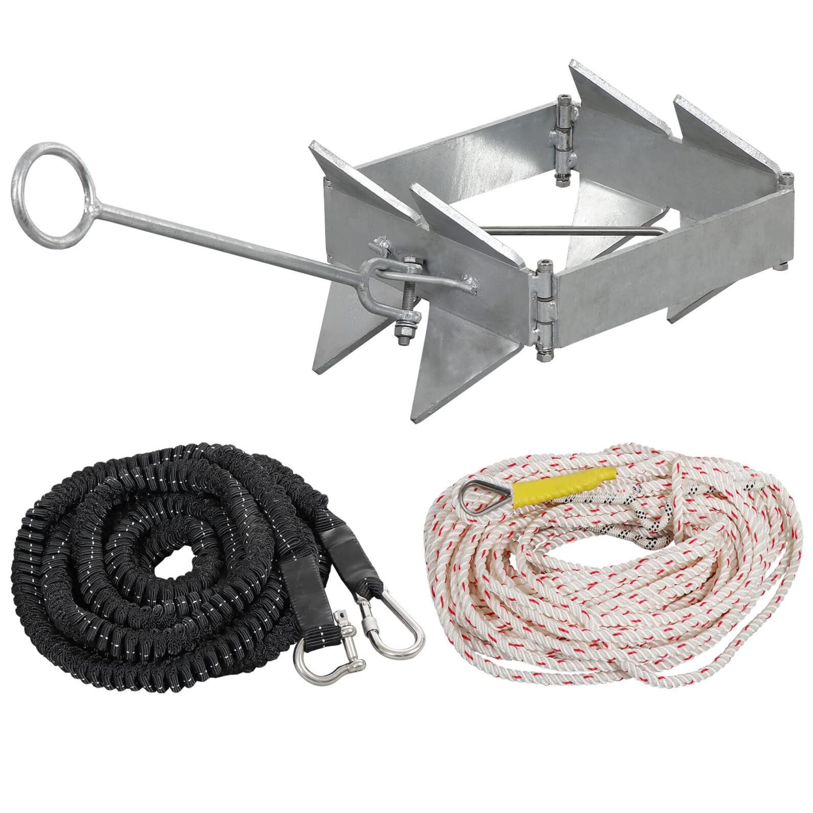 DorBuphan Boat Anchor 13LBS, Hot-Dipped Galvanized