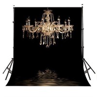 EMDSPR 7x5FT Crystal Chandelier Backdrop  Dark