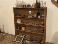 Large Collection of Antique Bottles, Books, Etc.